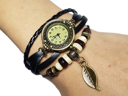 .x10 Unidades Reloj De Mujer/pulsera Vintage Cn Dijes Xmayor