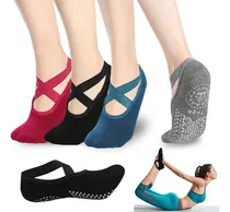 Comprar 4 Pares De Calcetines De Yoga, Calcetines Antideslizantes