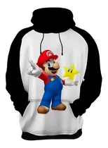 Comprar Blusa De Frio Moletom Super Mario Bros Video Games Jogos 01