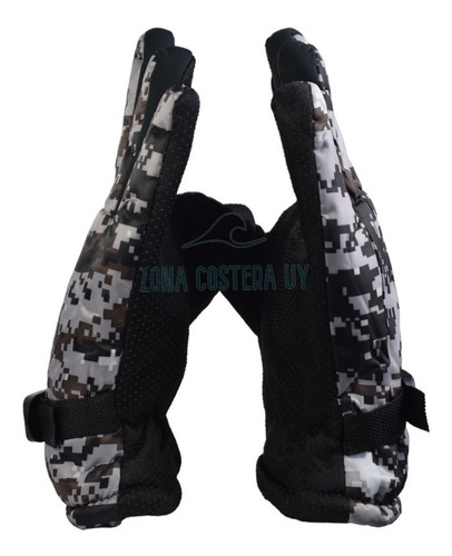 Guantes Camuflado Largo Moto Impermeables Termico Invierno