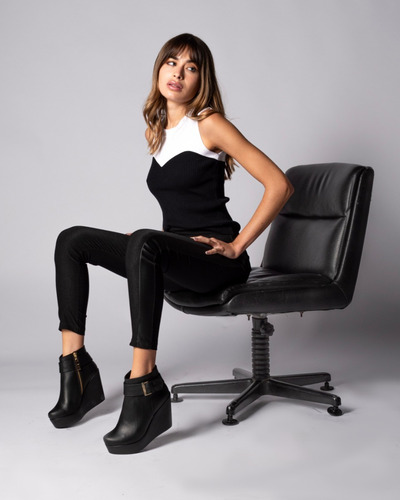 Imagen 3 de 9 de Botas Botitas De Mujer Botinetas De Cuero Rennes - Ferraro