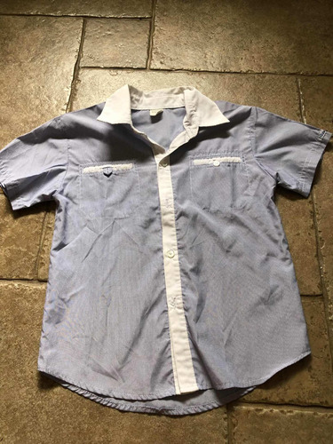 Camisa Manga Corta Niños Talle 8