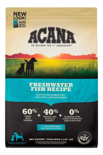 Alimento Perro Acana Freshwater Fish 2kg. Np