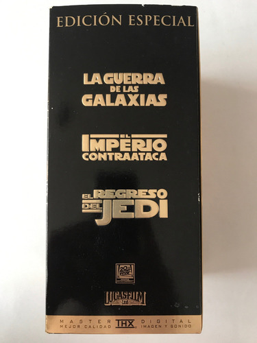 Edicion Especial Star Wars 3 Vhs La Guerra De Las Galaxias (Usado)