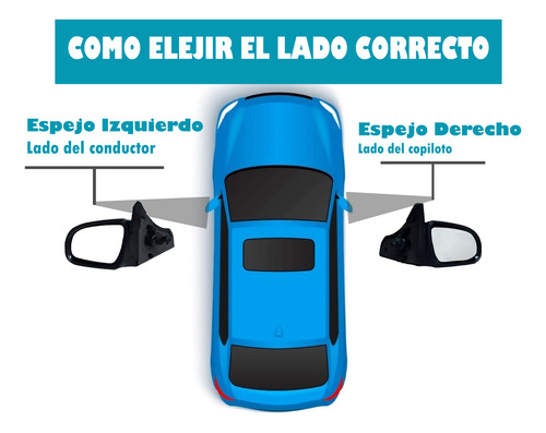 Juego De 2 Espejos Izq / Der Para Chevy 1997 1998 1999 -kb