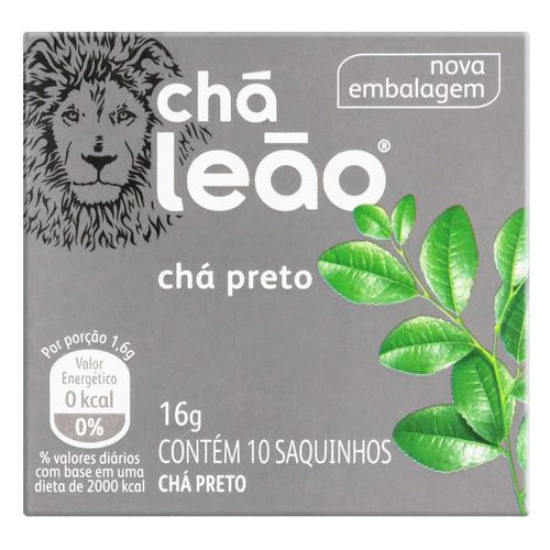 Chá Preto Natural Com 10 Saquinhos - Leao Jr.