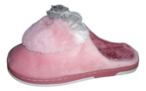 Pantufla Mujer Peluche Moda Casual Dama Pantunfla Denali