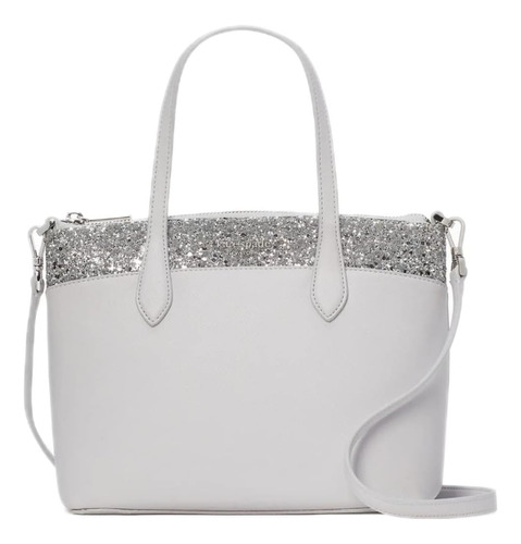 Cartera Kate Spade Flash Glitter (gris)