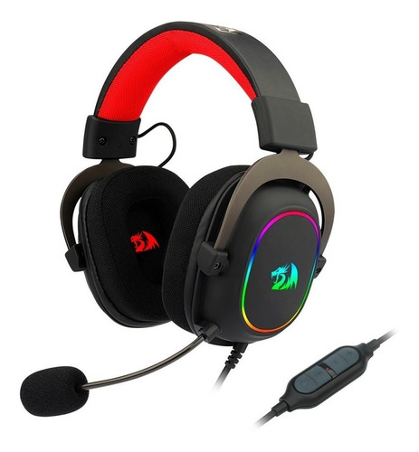 Imagen 1 de 8 de Diadema Gamer 7.1 Redragon H510-rgb Zeus X Con Micrófono