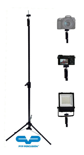 Imagen 1 de 10 de Tripode Pyp Extensible Iluminación Reflector Led Fotografia