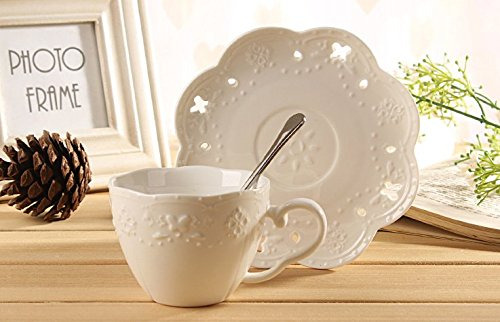 Juego De Tazas De Té Y Platillos De Porcelana 20 , 6 S