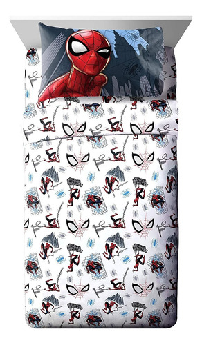 Ropa De Cama Marvel Spiderman Rastreo Completo Conjunto...