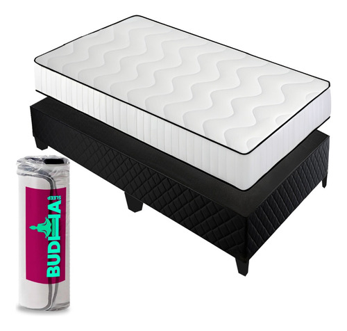 Sommier D28 Espuma 1 Plaza Budha Sleep Xl 22 Alta Densidad