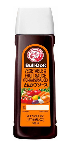 Imagen 1 de 1 de Bull Dog, Tonkatsu Salsa Preparada, 500ml