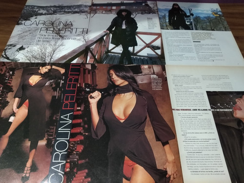 (as017) Carolina Peleritti * Recortes Revistas Clippings (Usado)