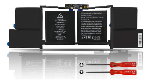 Bateria A1953 Para Macbook Pro Touch Bar 15.4 A1990