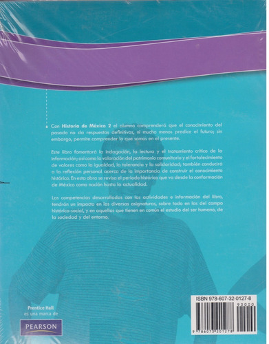 Historia De México 2 Competencias+aprendizaje+vida Pearson