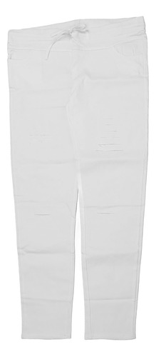 Pantalones Blancos 3xl Con Agujeros Rotos