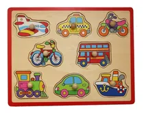Comprar Juegos Juguete Madera Viga Encastre Niño Didactico Vehiculos