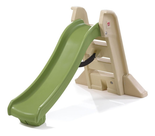 Naturally Playful® Big Folding Slide Juguetes Step 2 Color Beige y Verde