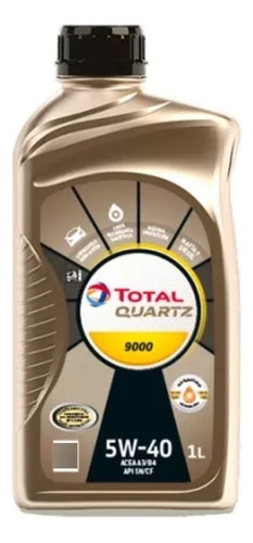 Aceite Total Quartz 9000 5w40 100 % Sintético 1 Lt