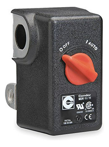 Interruptor De Presión Condor, Dpst, 100/125 Psi 