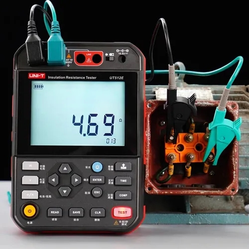 Megóhmetro Tester De Resistencia De Aislación Uni-t Ut512e