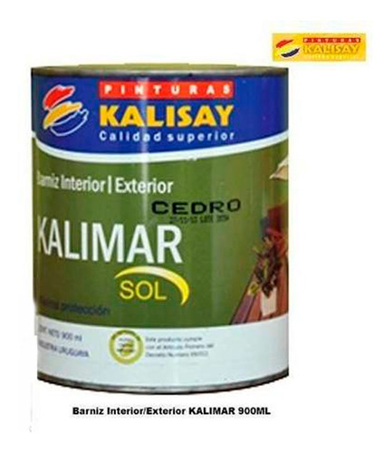Imagen 1 de 4 de Barnis Int/ext Kalimar De Kalisay C/filtro Solar 900ml H Y T