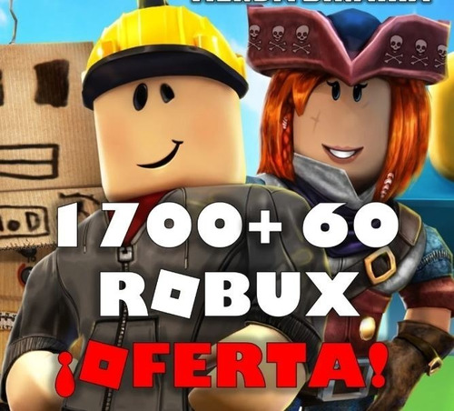 1700 Robux En Roblox Oferta Limitada Mercado Libre - cuanto cuesta 1700 robux