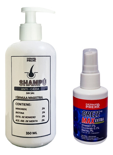 Shampoo Derma Prex Sin Sal + Creze Max Extra