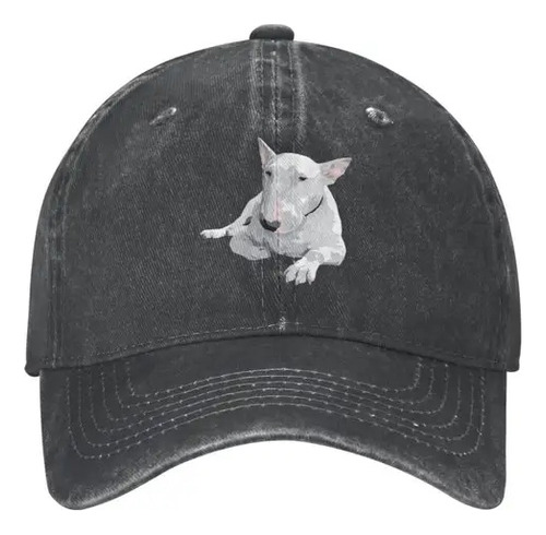 Gorra De Béisbol Ajustable Con Estampado Bull Terrier