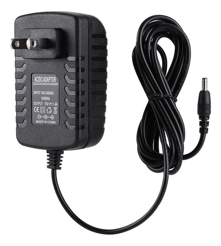 Cargador Adaptador Ca/cc De 21w 15v Con Cable De 6.7 Ft 1.4a