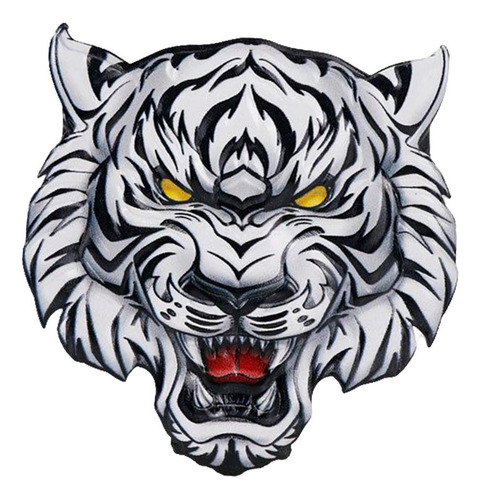 Etiqueta Engomada Del Coche De Emble De La Cabeza Del Tigre