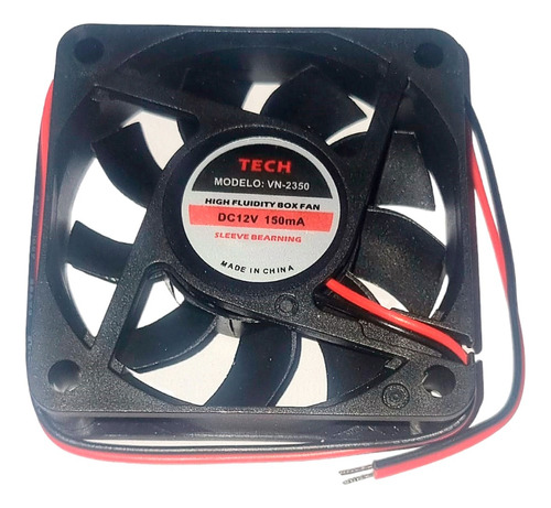 6 Ventiladores Techman Vn-2350, 12v 130ma 3000rpm 6x6x1.5 Cm