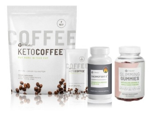 Ketto Coffe 15 Sobres, Thermofigth Y Gomitas Skny Gummies 60