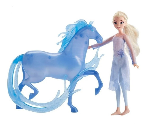 Muñeca Frozen 2 Elsa C/ Nook Caballo D Hielo P Niña Hasbro.