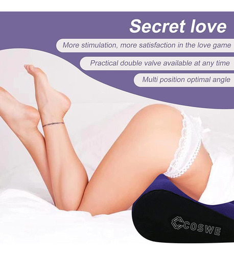 Almohada En Forma De Cuña Coswe, Almohada Lumbar Triangular