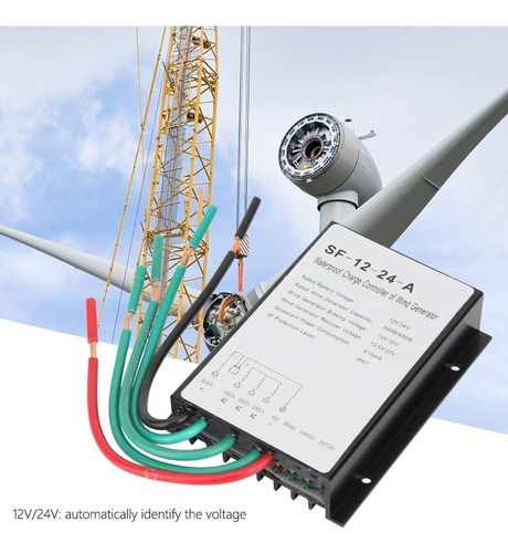 . Carga Del Generador De Turbina Eólica L 12v/24v 300w/600w