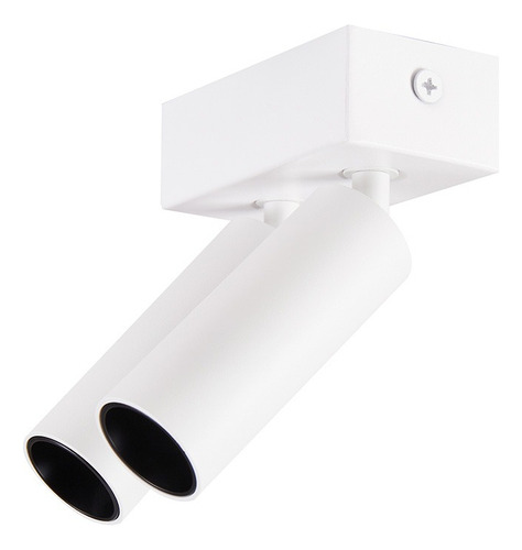 Nordecor Spot Led Kona Duplo 2x3w 2700k Irc 97 480lm Estrutura Branco