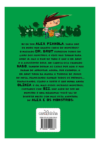 Alex E Os Monstros (volume 7) - A Carta Mais Alta, De Jaume Copons., Vol. 7. Editorial Carochinha, Capa Mole, Edição 1 Em Português, 2024