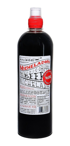 Micheladon 960ml, Mezcla De Salsas, Limon Y Sal.