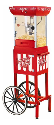 Máquina de palomitas Nostalgia CCP399 aire caliente roja 325W 127V