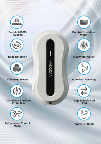 Kadskan Window Cleaning Robot, Automatic Window Cleaner R...