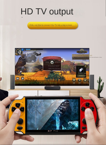 Mini Arcade Retrô De Tela Grande De 5,1 Polegadas