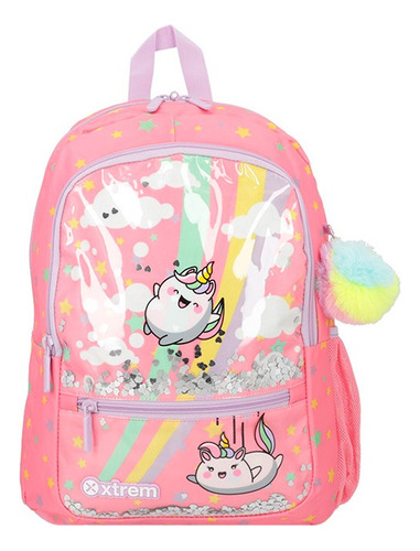 Mochila Xtrem Logan 4xt Pink Unicorn