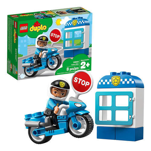 Bloques De Construcción Lego Duplo Town Police Bike 10900 (8