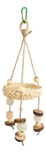 Juguete Tejido Bird Swing Toys Que Alivia El Aburrimiento De