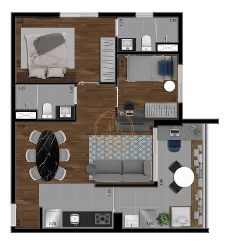 Apartamento Com 2 Dormitório(s) Localizado(a) No Bairro Ipiranga Em São Paulo / São Paulo - 2968:906110
