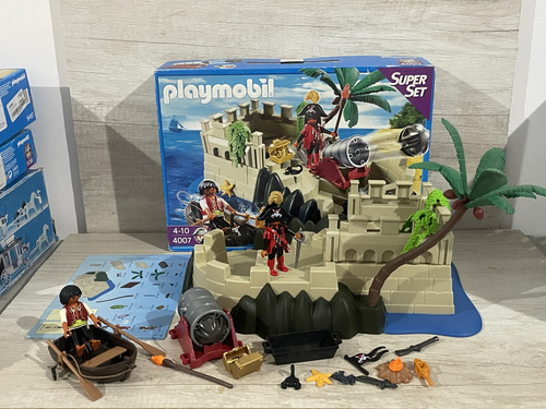 Playmobil Set 4007 Fuerte Pirata Corsarios (Usado)