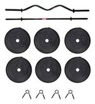 Comprar Barras Mancuernas 6 Discos Gym Entrenamiento 60 Lb
